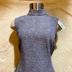 PROLOGUE GREY CIRCLES SLEEVELESS BLOUSE